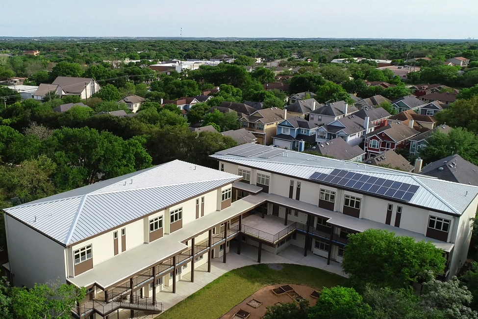 Eco-friendly community in South Austin. AEGB rating: ★★★★ ©Paul Finkel